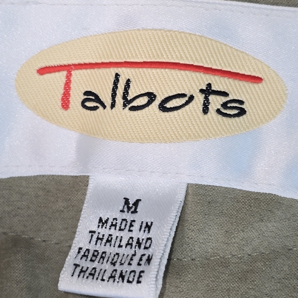 TALBOT MID LENGTH TRENCH COAT ZIP OUT LINER OLIVE GREEN WOMENS MED - Picture 7 of 8